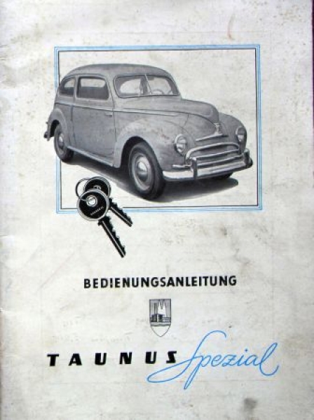 Ford Taunus 1950 Owner Manual (2998)